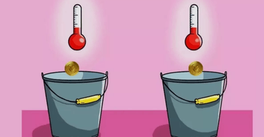 Можливо, ви геній: яка з монет досягне дна відра першою (фото)