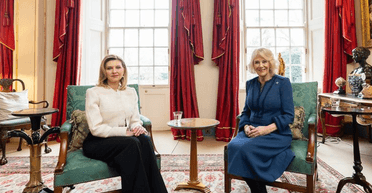 Олена Зеленська зустрілася з королевою Великої Британії Каміллою (фото, відео)