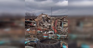 "Екстремальна поїздочка": волонтер показав "дорогу життя" біля Табаївки (відео)