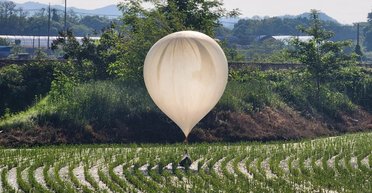 В Южной Корее обнаружили еще 350 "мусорных" воздушных шаров из КНДР