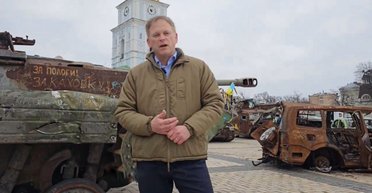 "Я здесь, чтобы бить тревогу": министр обороны Британии приехал в Киев (видео)