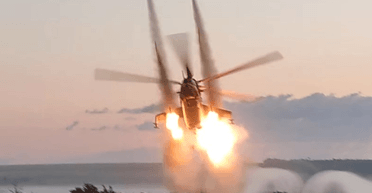 "Захоплює дух": десантники зафіксували роботу ударного гвинтокрила Мі-24 (відео)