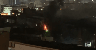 В Москве горит Электрозавод: внутри здания остаются до 50 человек с детьми (видео)