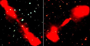 Обнаружены черные дыры, выпускающие струи размером в 70 раз больше Млечного Пути (фото)