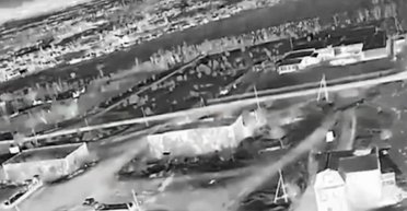 Дроны ССО взорвали базу "Рубикон" под оккупированным Мариуполем: без сопротивления ПВО РФ (видео)