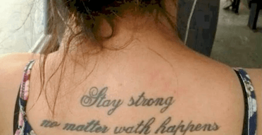 Дівчина зробила татуювання зі змістом, над яким почали сміятися люди (фото)