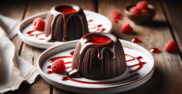 Шоколадні фондани з ягідним соусом: простий рецепт десерту для новорічного столу