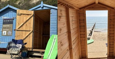 До моря рукою подати: скільки коштує хатина завширшки 1,2 метра просто на пляжі (фото)