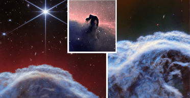 Телескоп Вебб зробив знімки туманності Кінська Голова: виявлено невідомі особливості (фото)