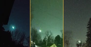 Зелений фрагмент комети зі швидкістю 160 000 км/год вибухнув над США (відео)