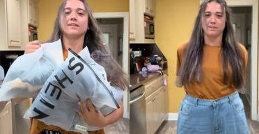 Женщина заказала джинсы, но то что пришло, насмешило сеть (видео)