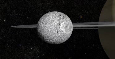 Сюрприз: супутник Сатурна "Зірка смерті" приховує під поверхнею величезний океан (фото)