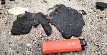 Мазут с российских танкеров добрался до берегов Одесской области (фото, видео)