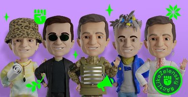 "Каждый проданный портрет Зеленского – это бронежилет". В сети продается NFT-коллекция изображений украинского президента