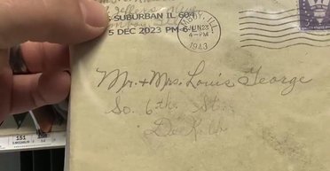 "Боже мій": лист, надісланий 1943 року, знайшов свого одержувача (фото, відео)