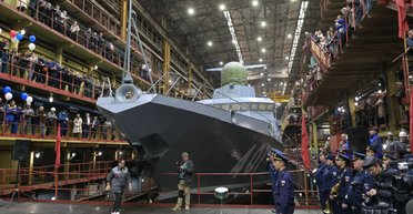 "Ржев" і "Удомля" стали до ладу: у Росії спустили на воду два корвети проєкту "Каракурт" (фото)