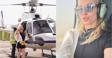Українська телеведуча похизувалась прольотом над Дубаєм на приватному літаку (фото)