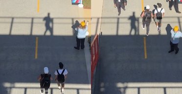 Как на приставке: юноша стал звездой сети, сыграв в игру теней с прохожими (видео)