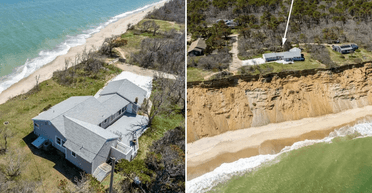 Давня мрія: чоловік купив пляжний будиночок, але він незабаром впаде в океан (фото)