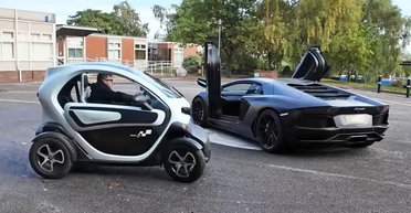 Lamborghini на мінімалках: дешевий електрокар Renault переробили на маленьку ракету (відео)