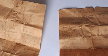 "Неймовірно": будівельник знайшов захований "лист у майбутнє" 1941 року (фото)