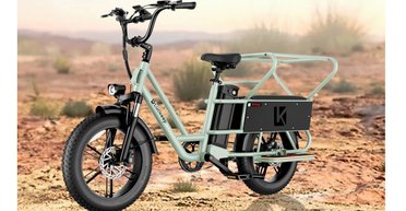 Представлен недорогой грузовой электробайк с запасом хода более 100 км (фото)