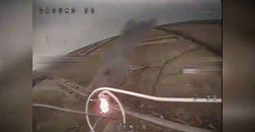 ВС РФ подбили украинский БПЛА из автомата, однако он долетел до цели (видео)