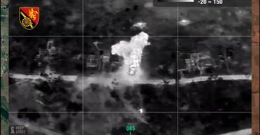 Бійці 45-ї ОАБр "рознесли" скупчення живої сили та техніки ЗС РФ біля Бахмута (відео)