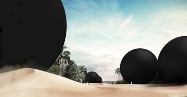 Без солнечных панелей: черные сферы в пустыне собирают энергию солнца 175 МВт*ч (фото)