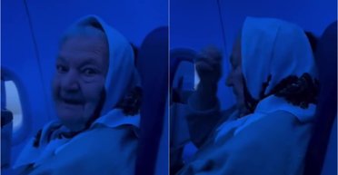 Украинская бабушка из села впервые на борту самолета — ее реакция разрывает интернет