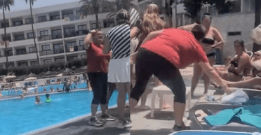 Жінка почала дико кричати на туристів біля басейну: що сталося (фото)