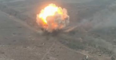 "Гвоздика" працює: ЗСУ знищили російський склад противотанкових мін (відео)