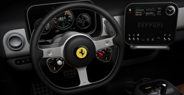 Разработанный создателем iPhone: первый электромобиль Ferrari показали на официальных фото