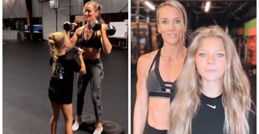 Фанатка фитнеса привела свою малолетнюю дочь в зал: в сети разгорелась дискуссия (фото)