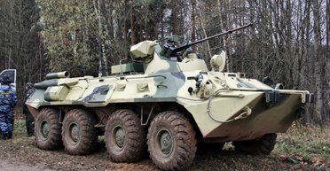 СМИ показали трофейный российский БТР-82АМ на вооружении 40-й бригады (фото)