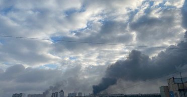 ВС РФ атаковали Киев ракетами и дронами: один человек погиб, столица в дыму (фото, видео)