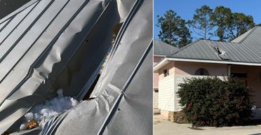 Щось впало з неба, пробивши дах будинку: власник каже, що не повірив своїм очам (фото)