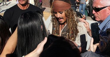 Джонні Депп повернувся до образу капітана Джека Горобця (фото)