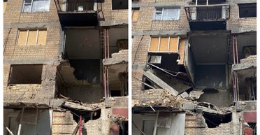 Жители поврежденного ВС РФ дома в Киеве пережили еще одну страшную ночь три месяца спустя