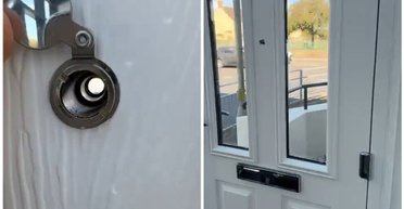 Мужчина купил "безопасные" двери с глазком, но соцсети смеются над ним (видео)
