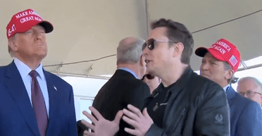 "Замечательное проявление близости": Трамп и Маск вместе смотрели на запуск ракеты Starship (видео)