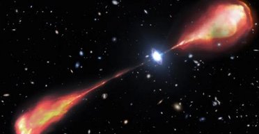 У 2 рази більший за Чумацький Шлях: виявлено найбільший струмінь чорної діри в ранньому Всесвіті (фото)