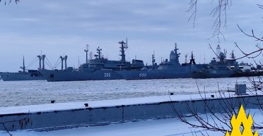 "Нові удари по флоту": "Атеш" помітив близько десяти російських кораблів різного типу (фото)