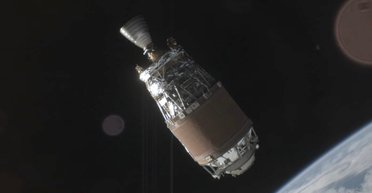 Апарат для прибирання космічного сміття зустрівся на орбіті з покинутою ракетою (відео)