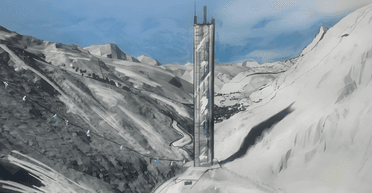 "Просто безумие": жителей курорта возмутил проект небоскреба у горы в Альпах (фото)