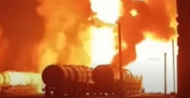 "Це був Ураган": окупанти показали наслідки вибуху на станції Мушкетове (відео)