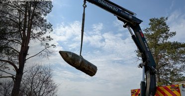 Фермер на Київщині знайшов майже цілу ракету "Кинджал" (фото)