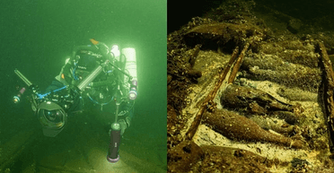 Дайвери знайшли затонулий корабель, наповнений старовинним шампанським і порцеляною (фото)