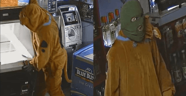 Вор в костюме Скуби-Ду ограбил магазин: копы просят помочь "сорвать маску" (фото, видео)