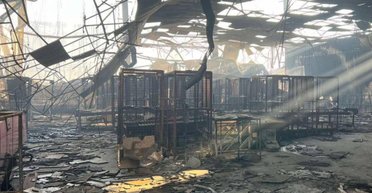 Товари на 3 мільйони гривень: "Нова пошта" показала наслідки удару по терміналу (фото)